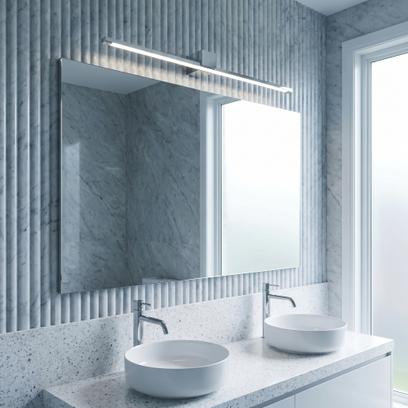 Aplique de casa de banho LED SWE042-1W 80 cm Chrome