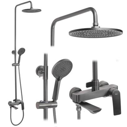 Shower set REA AVALON Titanium