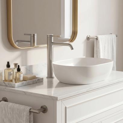 Robinet de salle de bain Rea Rivo Brush Nickel