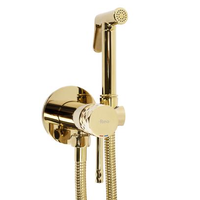 Bateria Bidetowa REA Lungo Loop Diamond Złota