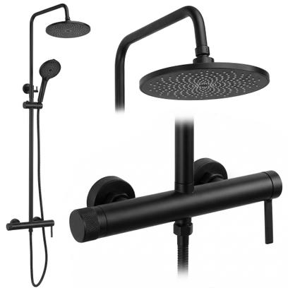Shower set Rea Rivo Black