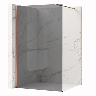 Duschwand Rea Flexi Grey / Brush Copper 110