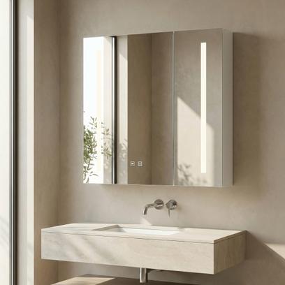 Spiegelkast met LED-verlichting M1015-60 60x65