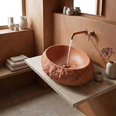 Rea Mika Terracotta galda virsmas izlietne