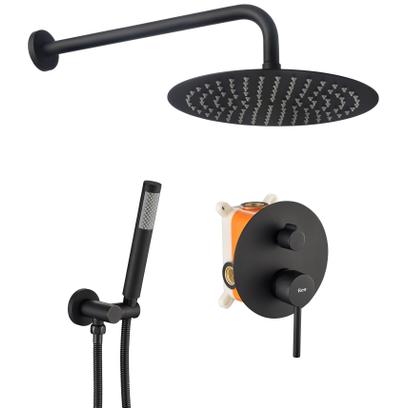 Shower system  Rea Lungo Black + BOX