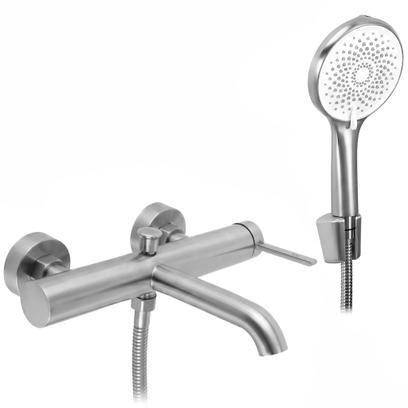 Harjattu kylpyammehana REA Rivo Brush Nickel