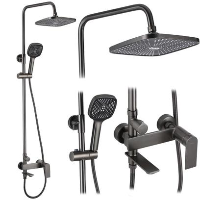 Shower set REA STORM Titanium