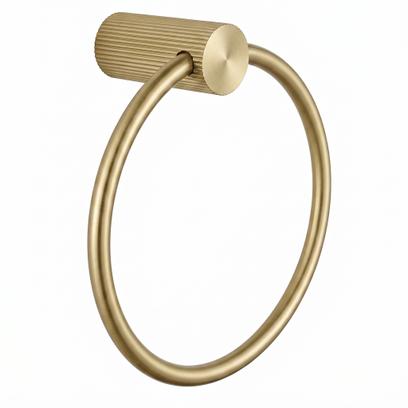 Закачалка за баня Ring 64106 SOLO Brush Gold