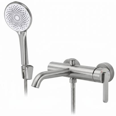 Harjattu kylpyammehana REA Ontario Side Brush Nickel