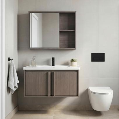 Комплект мебели за баня с мивка Gama T25023 KJM 80CM