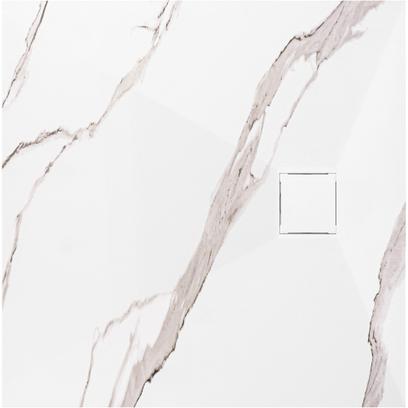 Duschtasse Magnum CARRARA WHITE 90x90