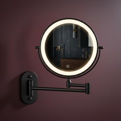 Mirror LED Glow Black