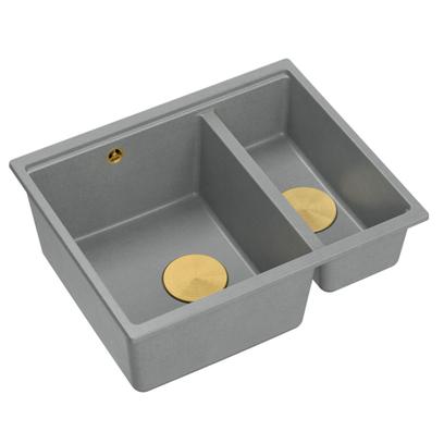 гранитна мивка Logan 150 Grey Metallic