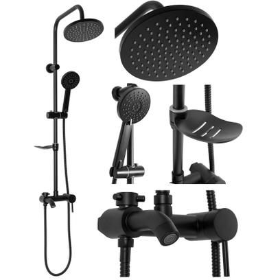 Shower set REA LUIS Black