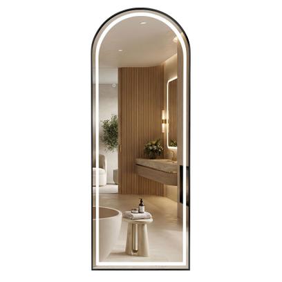 LED wandspiegel Orbit 50x160cm Black