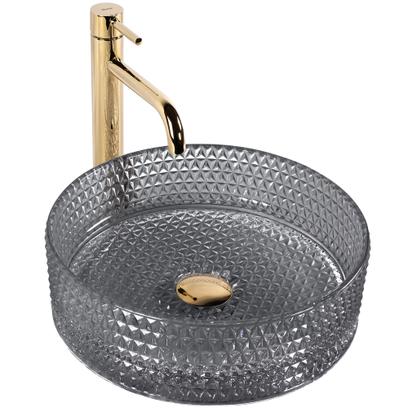 Countertop washbasin Rea Cristal Black 35