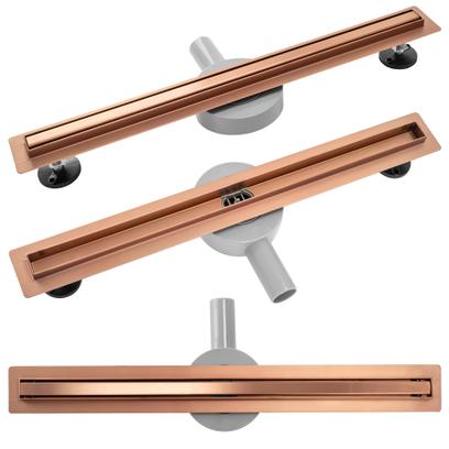 Drain linéaire NEO Slim Pro brushed copper 80