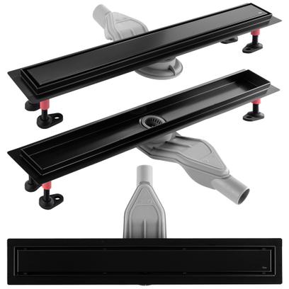 Линеен отводнител REA Neox Superflow Black 90
