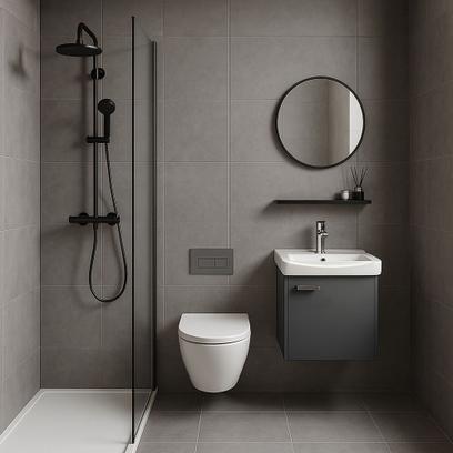 Súprava kúpeľňového nábytku s umývadlom Molly 40cm Grey