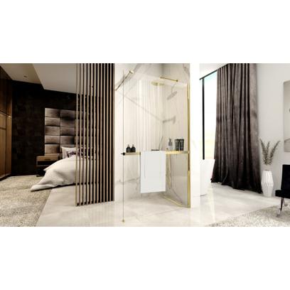 Duschwand Rea Aero Gold N 120 Walk In + EVO