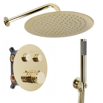 Shower system  Rea Lungo Diamond Gold + BOX