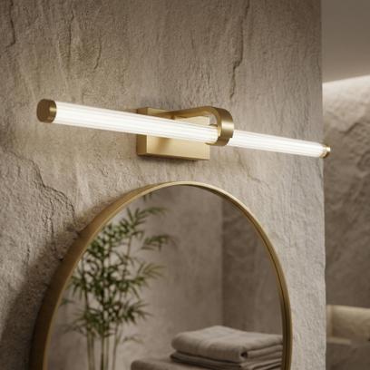 Bathroom LED wall sconce APP1884-1W 60cm GOLD