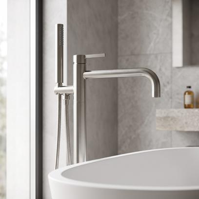 Vapaasti seisova sekoitin Rea Foster Brush Nickel