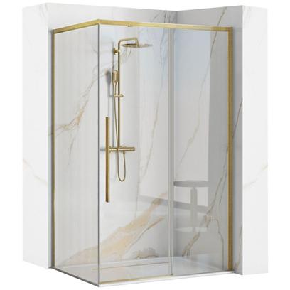 Duschkabine SOLAR GOLD Brush 120x90
