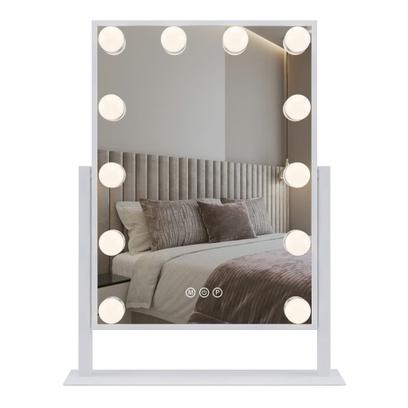 LED Spiegel HOLLYWOOD White 30x40