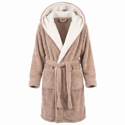 Frauen Bademantel Jordan Beige / ecrü M