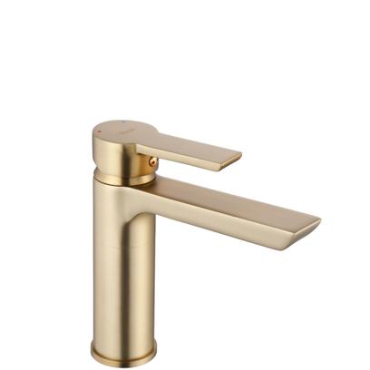 Kriauklės maišytuvas Rea Argus GOLD BRUSH Low