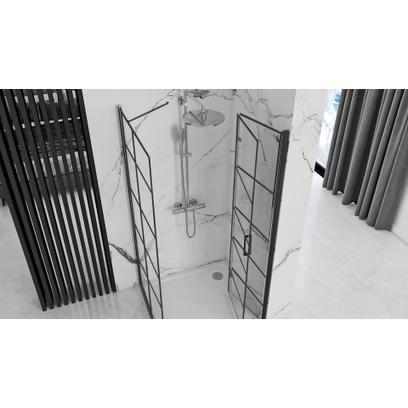 Tuš kabina Rea Molier Black 100x80
