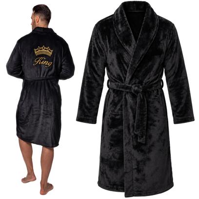 Халат MEN King Black collar
