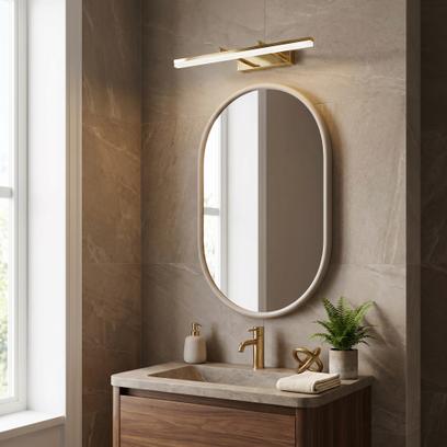 Bathroom LED wall sconce APP1873-1W 60cm GOLD