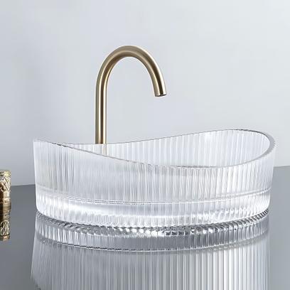 Countertop washbasin Rea Harper Transparent