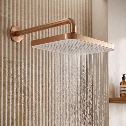 Правоъгълна душ пита REA JS-032 Brushed Copper
