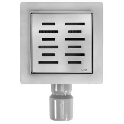 Drain linéaire REA LINE Nickel Brush 12x12