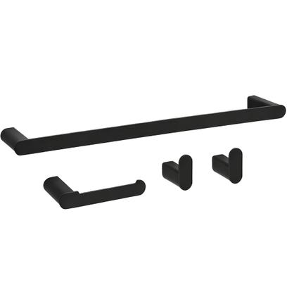Ensemble d’accessoires de salle de bain Mati Black 4 pièces