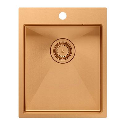 Edelstahlspüle RUSSEL 90 COPPER