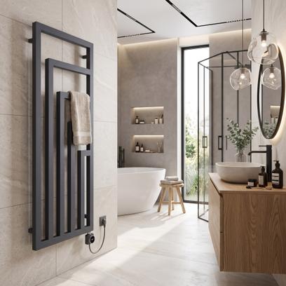 Electric Radiator Rea Modus 140x50cm Grey