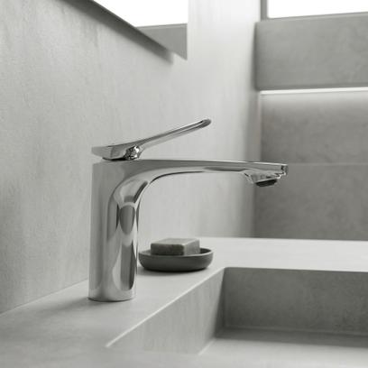 Bateria Umywalkowa PREMIUM REA Vision Chrom Niska