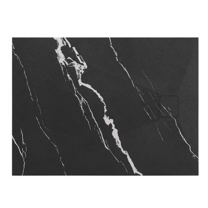 Brodzik prysznicowy Magnum CARRARA BLACK 80x100
