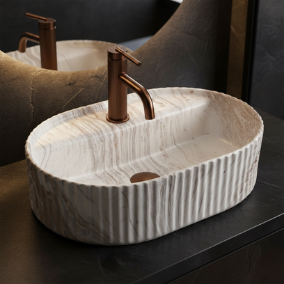 Countertop washbasin Rea Marcela 50 Saturn