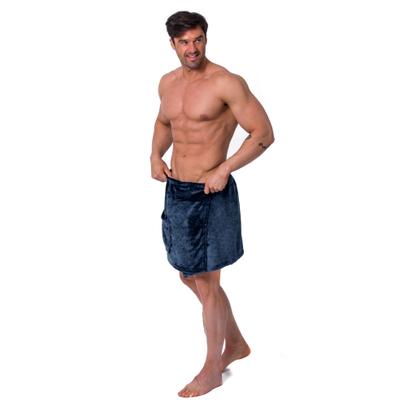 Saunakilt Badetuch Herren Navy