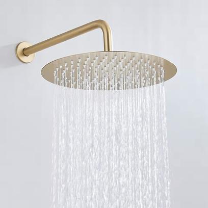 Rainfall shower head Rea Gold Brush 25cm