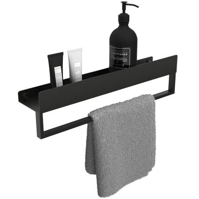 Kúpeľňová polica SF01 45cm black matt