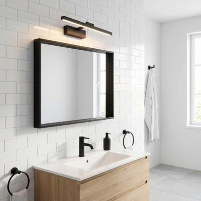 Aplique de casa de banho LED APP1866-1W 40 cm Black