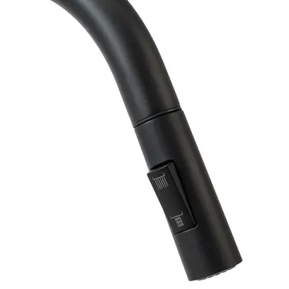 Air outlet with aerator for kitchen faucet REA Fresh Black