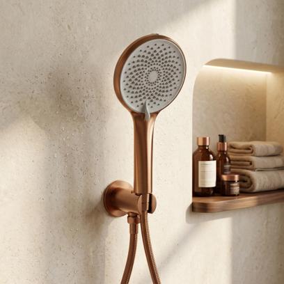 Shower handset REA JS-020 BRUSH COPPER