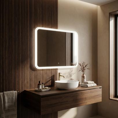 LED Spiegel 80x60cm TOP-3